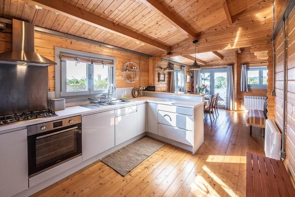 The Cabin, Parham Woodbridge Exterior foto